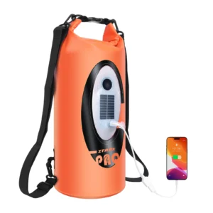 Solar/Battery Powered Outdoor Backpack w/Bluetooth Speaker