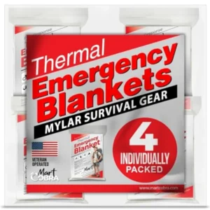Survival Gear and Supplies Emergency Blanket